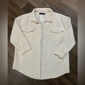 NWT Women's Simply Southern Quilted Shacket